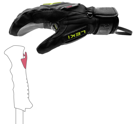 Leki WCR C-Tech 3D Mitt – Guanti Sci Unisex