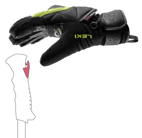 Leki WCR Coach 3D Junior – Guanti Sci Bambino