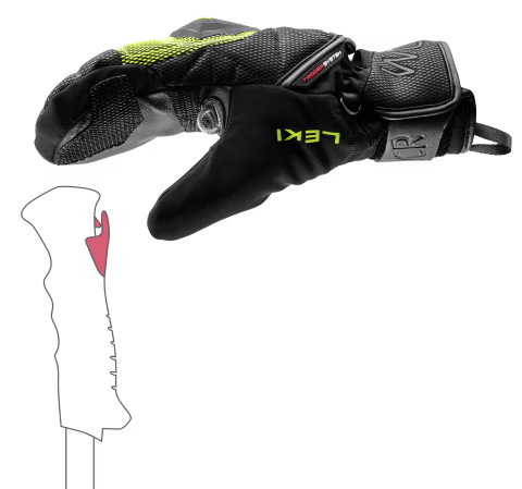 Leki WCR Coach 3D Junior Mitt – Guanti Sci Bambino