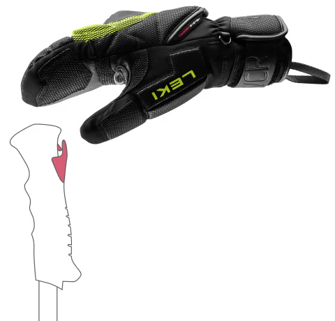 Leki WCR Coach 3D Mitt – Guanti Sci Unisex