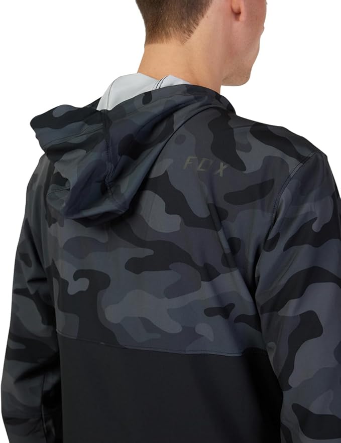 Fox | Ranger Wind Pullover Black Camo | Giacca MTB Antivento