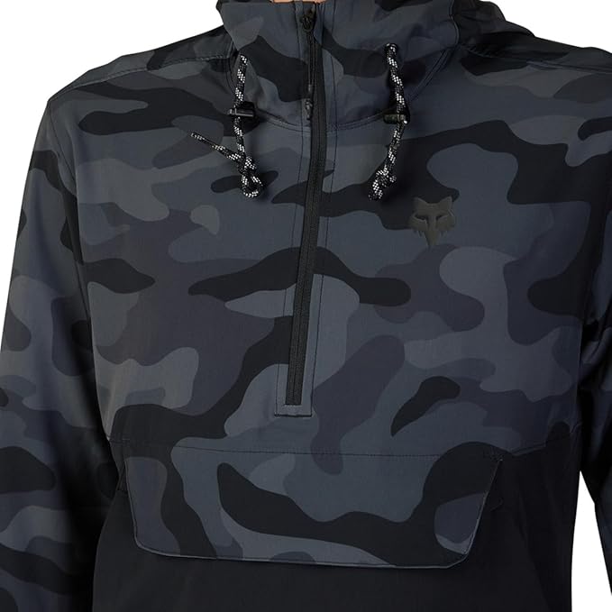 Fox | Ranger Wind Pullover Black Camo | Giacca MTB Antivento