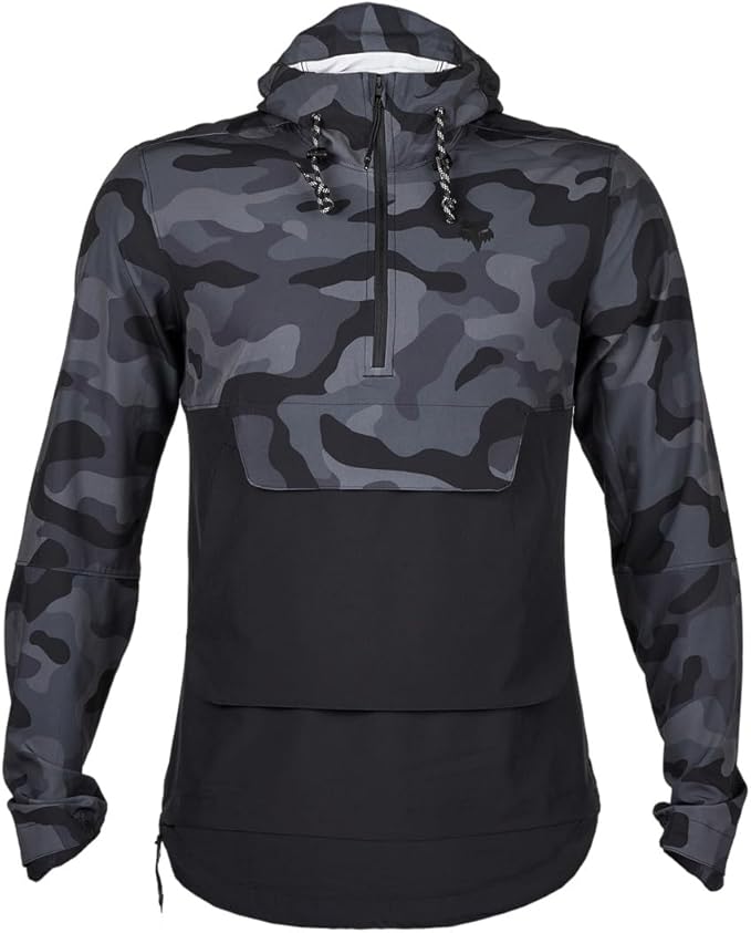 Fox | Ranger Wind Pullover Black Camo | Giacca MTB Antivento