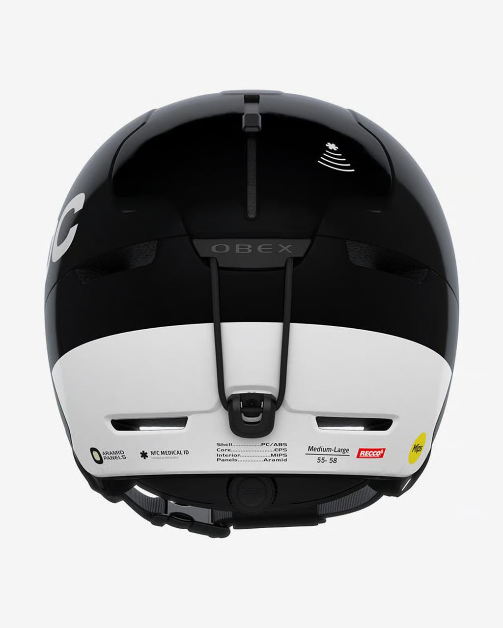 POC | Obex SPIN Uranium Black | Casco da Sci Unisex