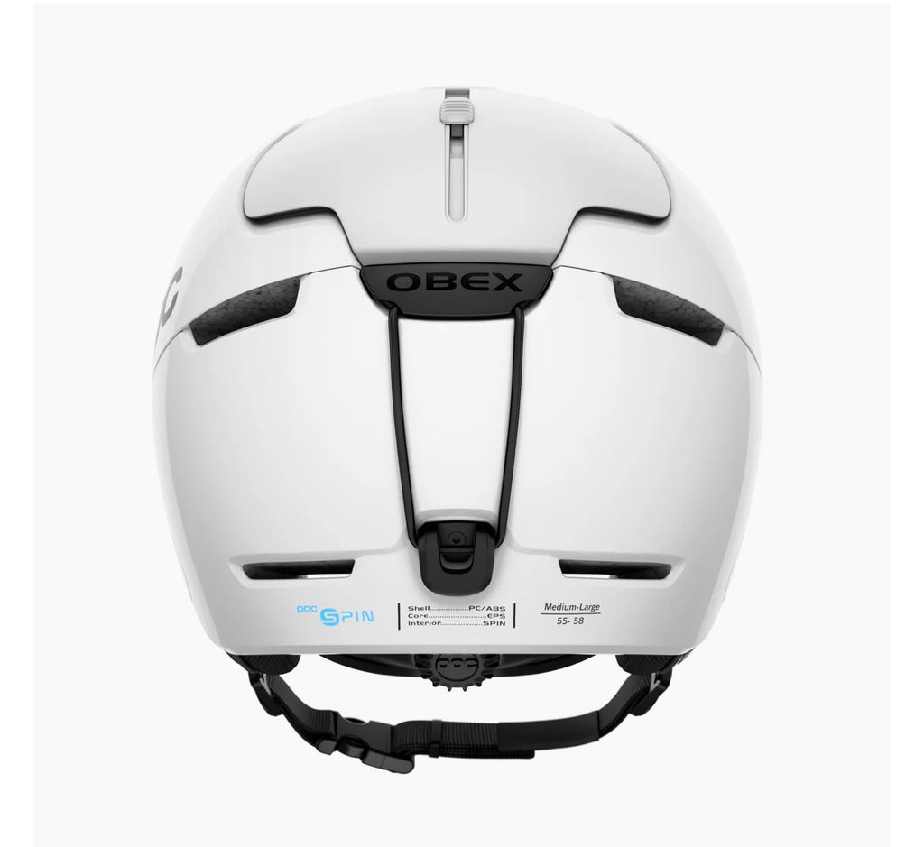 POC | Obex SPIN Hydrogen White Orange AVIP | Casco da Sci Unisex