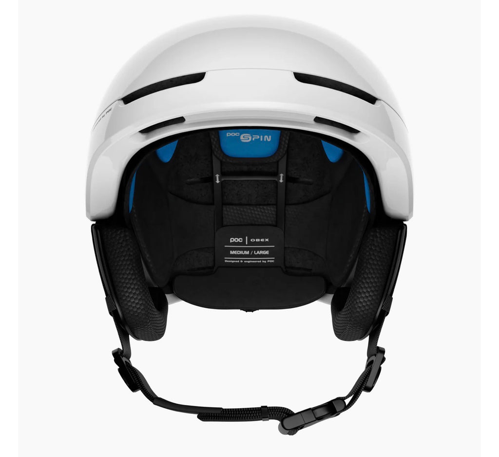 POC | Obex SPIN Hydrogen White Orange AVIP | Casco da Sci Unisex