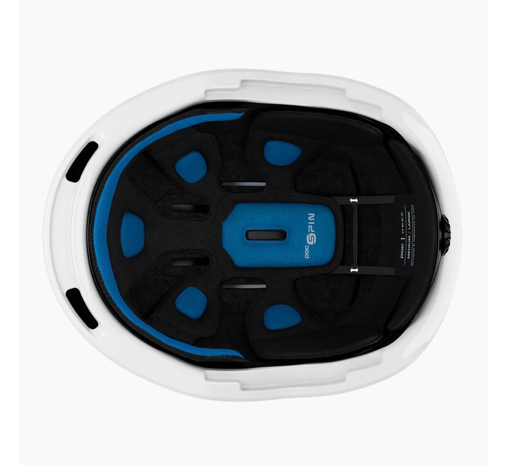 POC | Obex SPIN Hydrogen White Orange AVIP | Casco da Sci Unisex