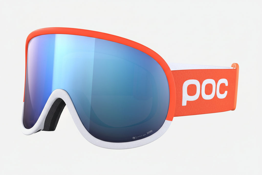 POC | Retina Big Clarity Comp | Maschera Sci  Fluorescent Orange & Hydrogen White