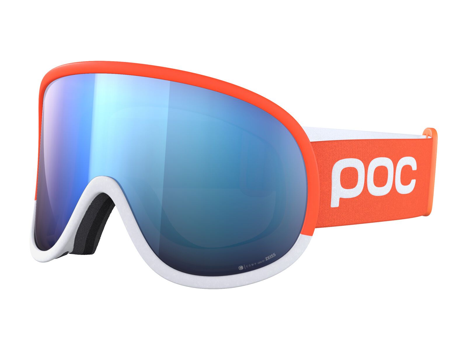 POC | Retina Big Clarity Comp | Maschera Sci  Fluorescent Orange & Hydrogen White