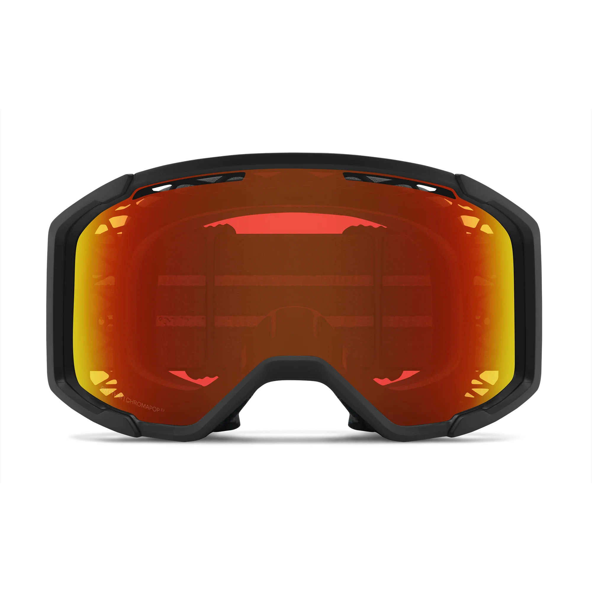 Smith | Rhythm MTB Black ChromaPop Everyday Red Mirror | Maschera MTB